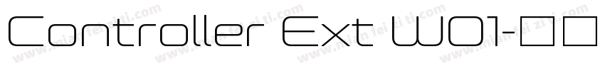 Controller Ext W01字体转换